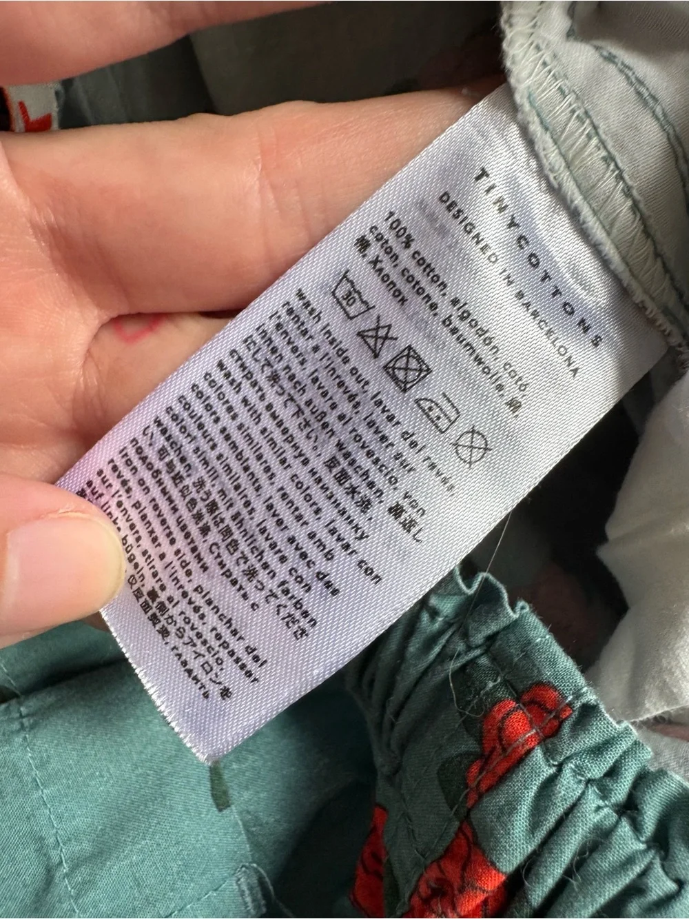 TINYCOTTONS Camelias Woven Pant- Size 10